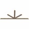 Ekena Millwork Saratoga Smooth Timber Gable Bracket, Douglas Fir, 84"W x 35"H x 1 1/2"D x 3 1/2"F, 10/12 Pitch GBW084X35X0204SAR00SDF - alternate 4